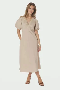 Illana Poplin Dark Sand 160660