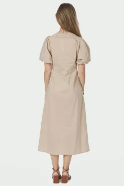 Illana Poplin Dark Sand 160660