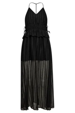 Illey Crease Dress Black HL10087