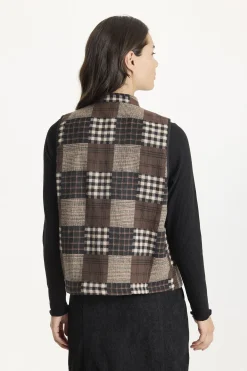 Irene vest Brown 16820