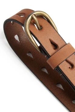 JEANS BELT COGNAC 16518