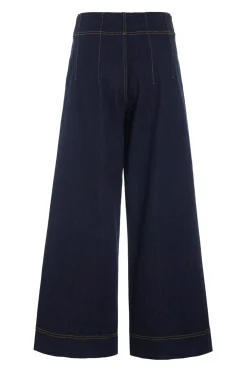 Jinzu vide bukser Dark Denim 26124455607