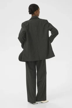 JoelleGZ pinstripe blazer 2.0 Black pinstripe 10909835