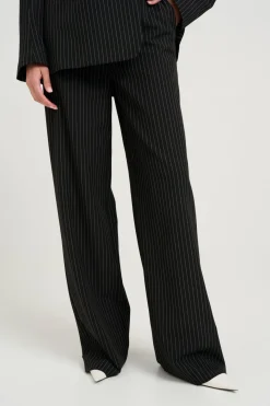 JoelleGZ pinstripe MW pants NO Black pinstripe 10909837