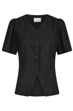 Jules B Pinstripe Blouse Antracit 167083