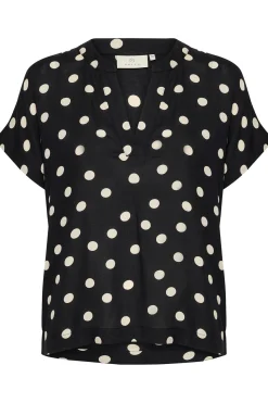 KAano Blouse Black/Turtledove Dot