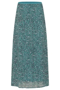 KAbella Skirt Teal/Black/White Graphic 10509889