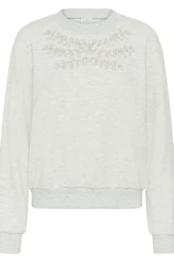 KAdaniela Sweatshirt Light Grey Melange 100126 10511169