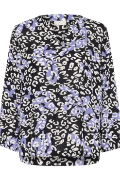 KAjanne Blouse Blue Leopard
