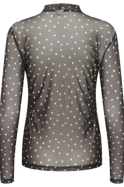 KAjohanne LS TShirt Black/White Dot 10507815