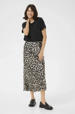 KAjune Skirt Brown Leopard