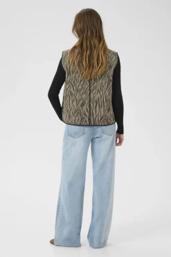 KAkayla Waistcoat Feather Gray / Black Animal 10510162