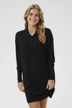 KAlizza Polo Knit Dress Black deep 10510688