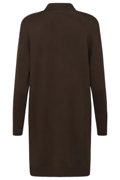 KAlizza Polo Knit Dress Chocolate Brown Melange 10510688