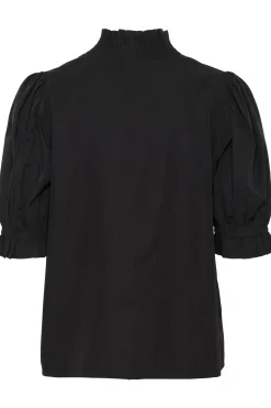 KAmaia Short Sleeve Blouse Black deep 10509665
