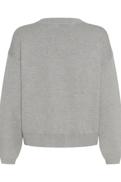 KAmalina Knit Pullover NO Grey Melange 100123 10511110