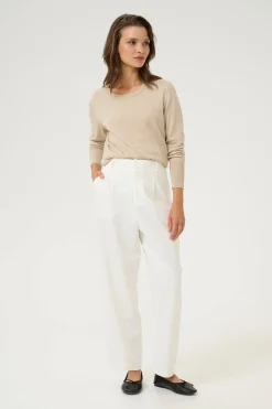 KAmerle Pants Suiting Chalk 10504769