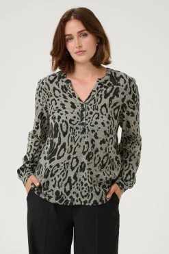 KAmilia Blouse Moonstruck / Black Animal 10508313