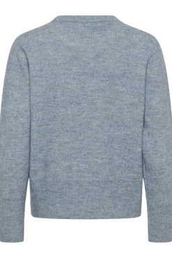 KAniel Crew Neck Pullover Windward Blue Melange 10510744