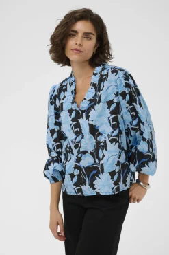 KAsasia Blouse Blue Snake Flower 108753 10511183