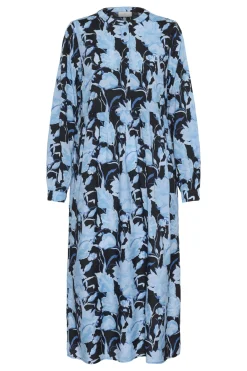 KAsasia Shirt Dress Blue Snake Flower 108753 10511180