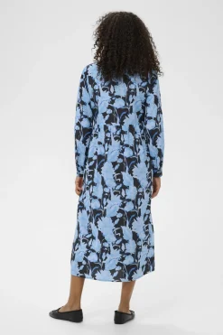 KAsasia Shirt Dress Blue Snake Flower 108753 10511180