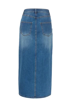 KAsinem HW Denim Skirt Medium Blue Denim 10508064