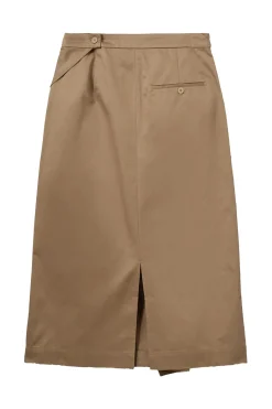 KATRINESW MIDI WRAP SKIRT 7012 Camel S261472