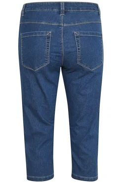 KAvicky Capri Jeans Medium Blue Washed Denim 10505521