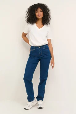 KAvicky Straight Jeans Medium Blue Washed Denim 10506530