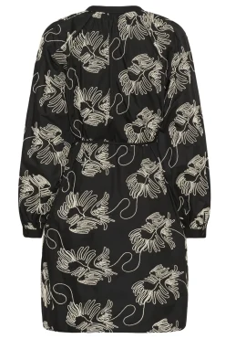 KAvinie Dress Black Chalk Embroidery 10883 10511097