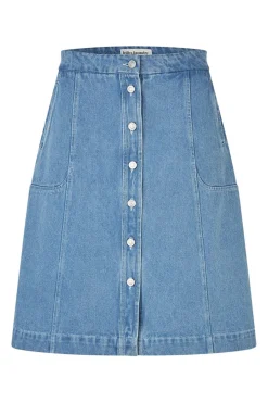 Kayll Short Skirt Washed Denim 261122044