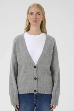 KBAnemone Cardigan Medium Grey Melange 103702 10105774