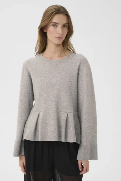 KBElvina Pullover Light Grey Melange 109193 10105896
