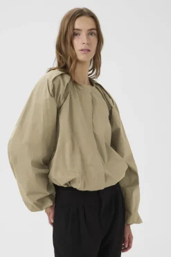 KBEnya Balloon Blouse Weathered Teak 171112 10105891