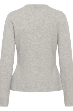 KBEtta Cardigan Light Grey Melange 109193 10105863