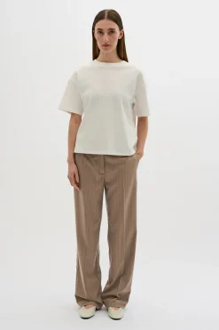 KBMilano Stripe Pants WALNUT 10104990