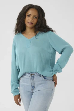 KCami LS Blouse Teal 10580001