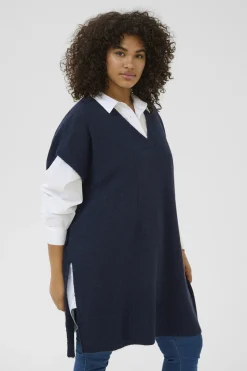 KCannett Knit Poncho Midnight Marine 10582738