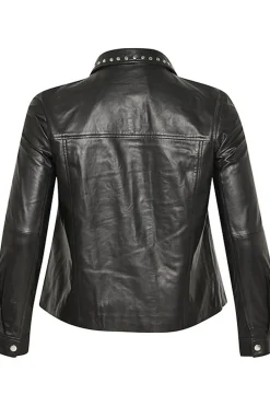 KCcassy Leather Jacket Black deep 10583029
