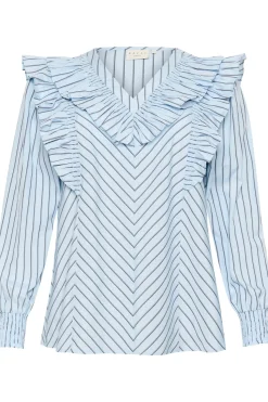 KCjerria Blouse Celestial Blue/Dark Stripe 10582603