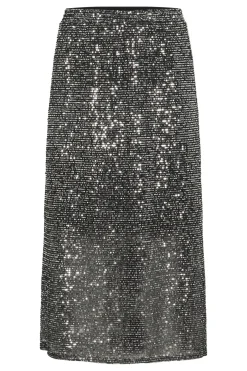 KClaila Sequins Skirt Silver Sequin 10583375