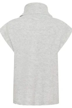 KCmala Knit Poncho Grey Melange 10583504