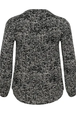 KCmila Ami Blouse Black/Turtledove Graphic Dot 10582922