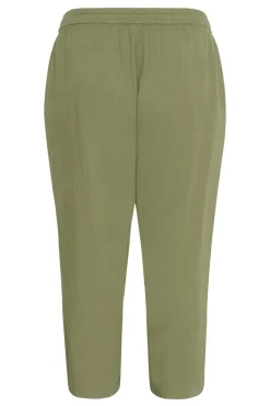 KCmille Cropped Pants Oil Green 10583098