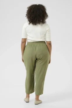 KCmille Cropped Pants Oil Green 10583098
