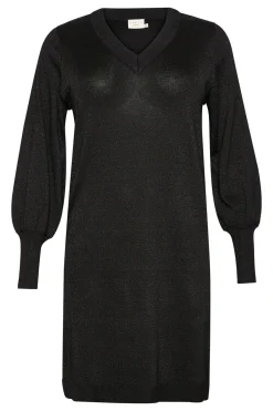 KCregitta Knit Dress Black Metallic 10582771