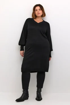 KCregitta Knit Dress Black Metallic 10582771