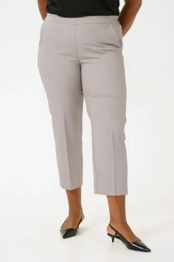 KCsakira Cropped Pants Elephant Skin Melange 10580650