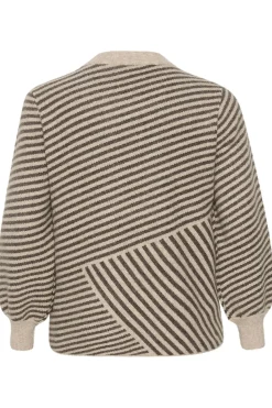 KCverina Knit Pullover Feather Gray mel./ Brown mel. 10582595